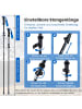 COSTWAY Wanderstöcke faltbar Aluminium 115-130cm in Blau