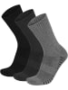 normani 4 Trekkingwandersocken mit Polstersohle und Komfortbund in Grau