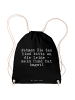 Mr. & Mrs. Panda wander rucksack Nehmen Sie das Kind... mit Spruch in Schwarz