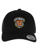 Mister Tee Mister Tee Detroit Tiger Head Patch 5-Panel Retro Trucker Cap in black