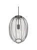 Beliani Pendelleuchten PADAMO in Schwarz - (W) 30 x (H) 92 x (L) 30 cm