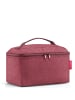 Reisenthel travelling - Beautycase 27 cm (leo vanilla) in twist maroon