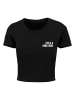Merchcode Merchcode Cropped T-Shirts in black