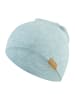 Sterntaler Beanie feine Streifen in blaugrau