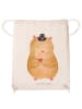 Mr. & Mrs. Panda Jutebeutel Hamster Hut ohne Spruch in Creme