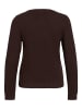 Vila Strickpullover in Coffee Bean