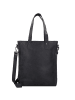 Plevier Retro Jackson Shopper Tasche Leder 31 cm Laptopfach schwarz