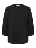 Kaffe Langarm-Bluse KAjollia Regular fit in Black Deep