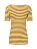 Marc O'Polo T-Shirt in gelb weiß