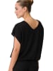 Zero  Shirt mit Rückenausschnitt in Black Beauty