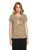 Betty Barclay Printshirt mit Gummizug in Beige/Khaki