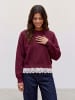 Vero Moda Strickpullover in Zinfandel