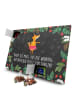 Mr. & Mrs. Panda Adventskalender Fuchs Ballerina mit Spruch in Kreidetafel