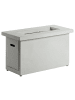 Beliani Feuerstelle für Gas AMBRIM in Grau - (W) 108 x (H) 62 x (L) 51 cm