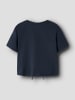 name it Baumwoll-T-Shirt mit Knotensaum Nkfvaya in dark sapphire