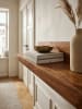 KADIMA DESIGN Wandregal MUMBAI Massiv-Holz Holzregal 60 cm Landhaus-Stil in Massivholz