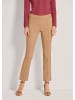 MADELEINE Stretch-Hose mit Biesen, Bügelfalten in berber