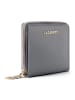 Lazarotti Bologna Leather Medium Zip-Around Geldbörse Leder 10 cm in grey