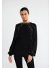 faina Damen Strickpullover in schwarz