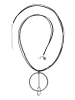 collezione alessandro Lange Kette " Karina " in schwarz