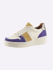 Heine Sneaker in weiß-lila-gemustert