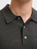 Jack & Jones Gestricktes Polo in Peat