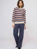 Noa Noa Pullover MicaelaNN in Art Creme/Rose/Navy