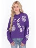 IZIA Women Sweater in violet
