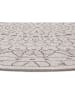 NORTHRUGS In- & Outdoor Wendeteppich Porto Creme Beige rund