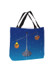 Mr. & Mrs. Panda Tote Bag Damen Sternzeichen Waage ohne Spruch in Sternenhimmel Blau