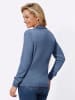 WITT WEIDEN Bouclé-Pullover in bleu-meliert