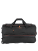 travelite Basics - Rollenreisetasche 51/64L 55 cm erw. (bordeaux) in schwarz