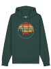 wat? Apparel Sweatshirt Sunset Berge & Tannen in Glazed Green