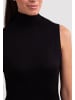 CASH-MERE.CH Rollkragen Top in Schwarz