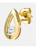 Diamant L'éternel Ohrhänger aus 375 Gelbgold mit 0.15 Karat Diamant