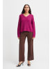 b.young Strickpullover BYONEMA VNECK JUMPER - 20813897 in lila