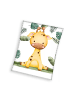Wisam® Giraffe Necky Koralle Fleece-Decke 110x140cm
