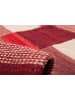 Kayoom Kurzflor Teppich Radical 230 in rot - multi - rechteckig