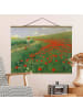 WALLART Stoffbild - P. Szinyei-Merse - Sommerlandschaft mit Mohn in Grün