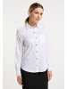 usha BLACK LABEL Damen Hemdbluse in Weiss