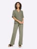 Heine Bluse + Hose in khaki