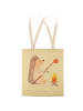 Mr. & Mrs. Panda Tote Bag Igel Grillen ohne Spruch in Gelb Pastell