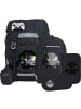 BECKMANN Classic 22L Schulrucksack-Set 6-tlg. Pixel in schwarz