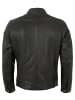 Milestone Lederjacke Lammnappa in Schwarz