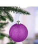 relaxdays 72-tlg. Weihnachtskugeln Set in Pink