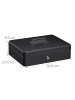 relaxdays Geldkassette in Schwarz