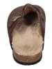 natural world Hausschuhe BIO SLIPPER NAPA WOOL in braun