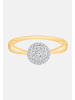 Diamant Exquis Ring aus 585 Gelbgold mit Diamant