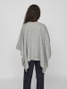 Vila Poncho in Light Grey Melange