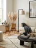 KADIMA DESIGN Blumentopf 2er Set Metall / Massivholz Pflanzkübel mit Füßen